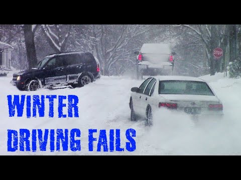Winter Driving Fails Compilation