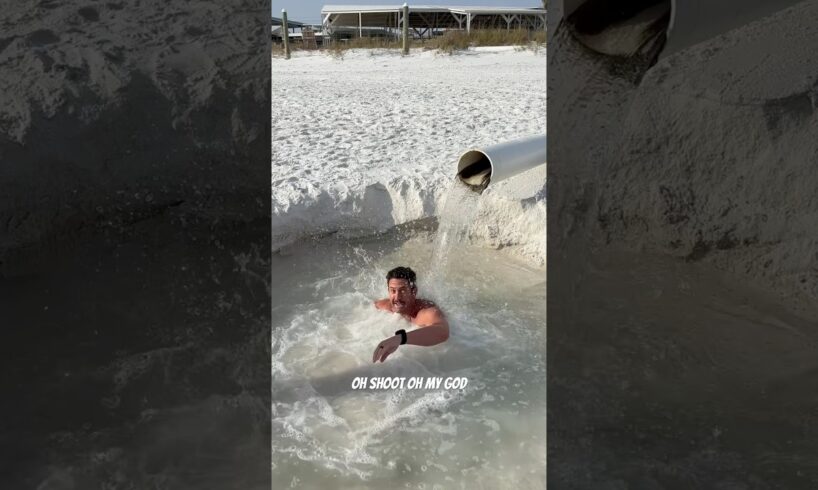 found quick sand at the beach
