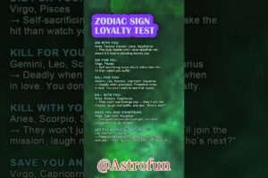 which zodiac signs kill or die with you #zodiacwhisperer #astrologysign #zodiacsign #zodiac