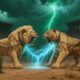Massive Lion vs Ferocious Tiger | Wild Animal Fights Showdown