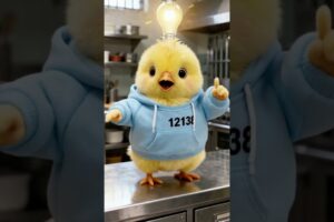 Yellow Chicken and dog playing Dalgona Candy Game#animals  #funny #dalgona#dog