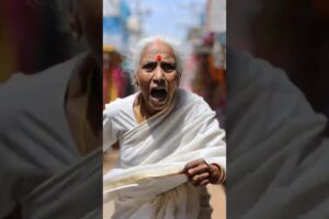 Grandmother saves cute puppies  from the butcher 😭#ai #baby #save