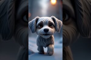 A winter wonderland with the cutest puppies you've ever seen! 🥺❄️ Which one melts your heart more?