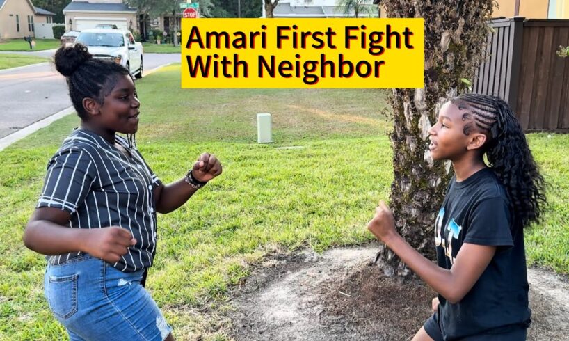 Amari Gets Into a Fight With Neighbor