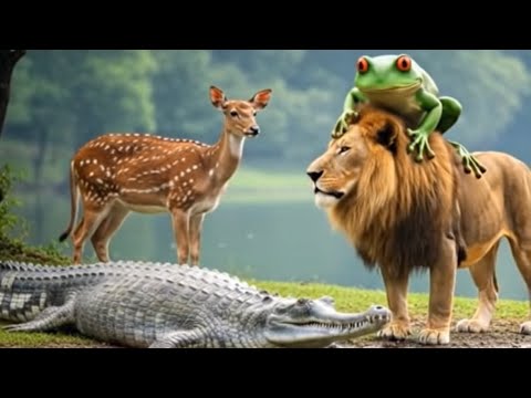 Animals Playing Story Lion Magarmachchh and deer Elephants Switzerland