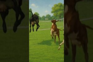 Animals playing game