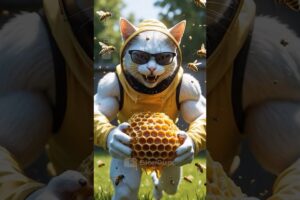 🐶 Brave Dog Saves Gorilla from Bees 🐝 | Animal Rescue Short!