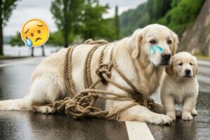 CRYING MOTHER DOG RESCUE