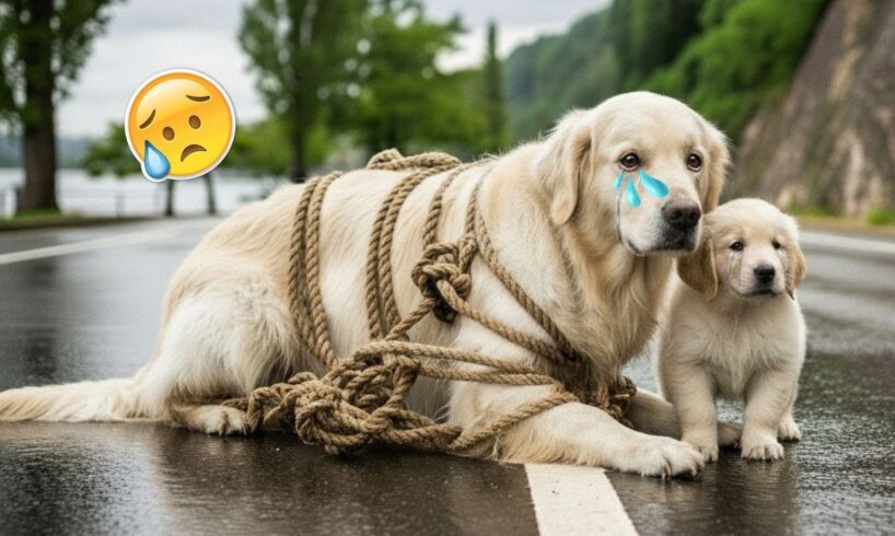 CRYING MOTHER DOG RESCUE