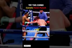 Canelo Feint Punch Boxing Combo in street fight Defense #martialarts #boxing #selfdefense #shorts