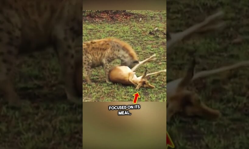 Clever Impala Outsmarts Hyena and Cheetah in Shocking Twist! (watch till the end) #shorts