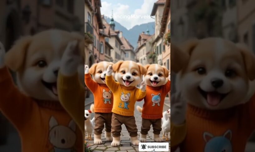 Cute Puppies Dance Party