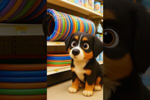 Cute Puppies on a Ring Adventure 🐾✨