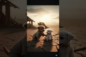 Cute puppies are loses in home very hard to get their success.#ai #emostional #shortsvideo #puppy