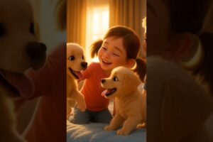 🐶 Cutest Puppies Ever! These Kids Can’t Stop Laughing 😍🐾#DogsOfYouTube #Shorts