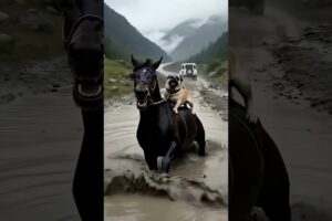 Fearless Girl Rescues Horse From a WItch | Animal Videos, Animal Rescue