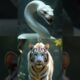 Fighting Tiger VS Crocodile VS White Snake @Beast-Combat-Zone
