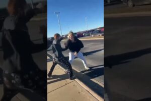Fighting in street