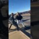 Fighting in street