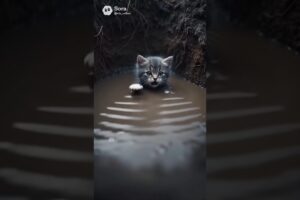 Friend will always come to rescue!.. #shorts #kitten #puppy 🐶