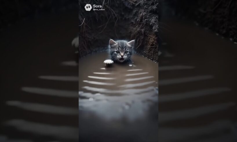 Friend will always come to rescue!.. #shorts #kitten #puppy 🐶