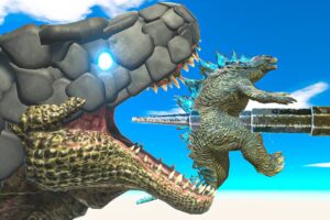 Godzilla Breath Destroyed Every Units  - Animal Revolt Battle Simulator