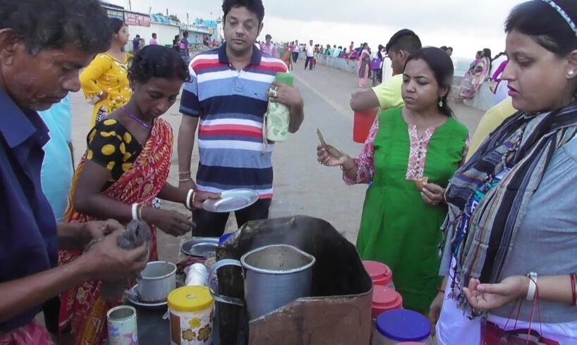 Hard Working Tea Seller (Husband & Wife) | Digha Sea Beach West Bengal