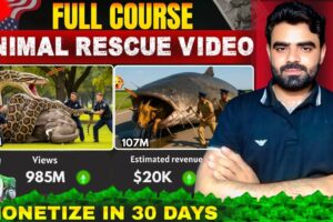 How to Create Viral AI Animal Rescue Videos | Make $20K/Month Without Showing Face (Full Guide)