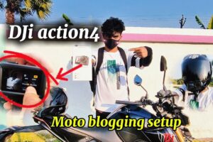 How to Install DJI Osmo Action4 on Helmets |  Moto blogging setup