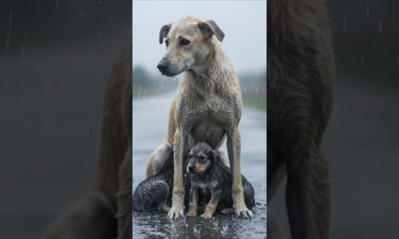 Kind Old Man Saves Abandoned Dog Family #animalrescue #dog #puppy