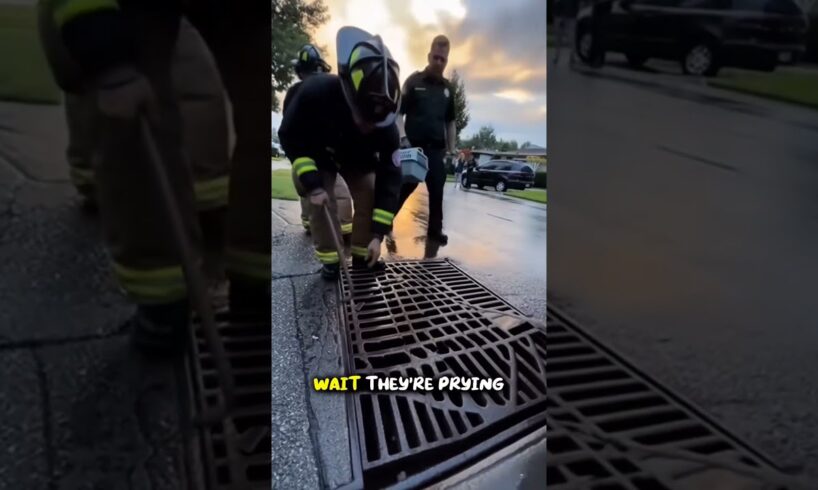 Kitten Trapped in Storm Drain - Animal Rescue || AI Awareness ||