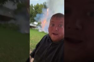Lightning Strikes Inches Away | Terrifying Near-Miss Caught on Camera