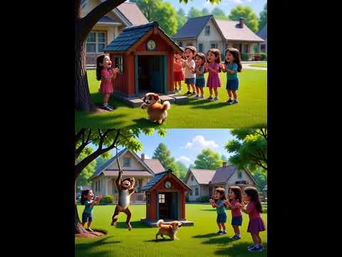 Lilo monkey playing with little bog in the school #monkey #animals #funny #wildlife #babymonkey