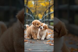 Little Fluffy Puppies Cute Moment Video #dog #cute #puppy #funny #viral #shorts