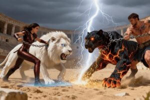 ⚔️ Massive Lion vs Demonic Panther | Wild Animal Fights Showdown