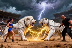 ⚔️ Massive Lion vs Ferocious Tiger | Wild Animal Fights Showdown