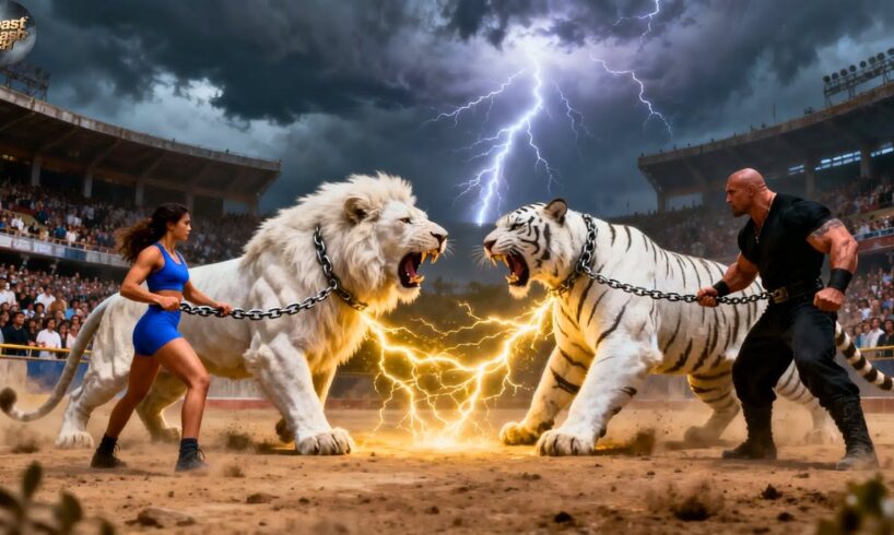 ⚔️ Massive Lion vs Ferocious Tiger | Wild Animal Fights Showdown