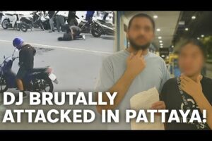 Massive Street Fight in Pattaya !DJ Beaten by Over 10 Riders | 2 November 2025