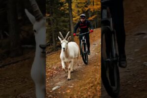 Mother Ibex Finds Cyclist to Rescue Her Baby #animals #animalrescue  #wildlife