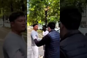 Muay thai in street fight #streetdefence #selfdenfense #muaythai