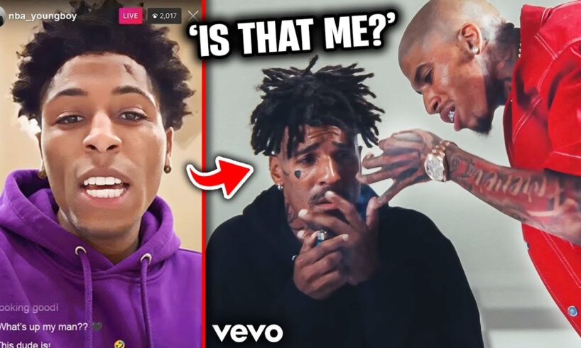 NBA YoungBoy Reacts to NLE The Great - KO (Official Music Video)