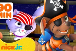 PAW Patrol Animal Rescue Missions in Adventure Bay! #2 🐮🐱 | 90 Minutes | Nick Jr.