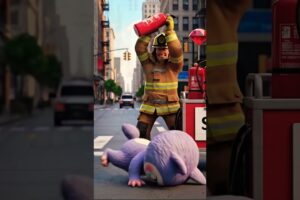 Poor Labubu Just Wanted to Save The Cute Puppies