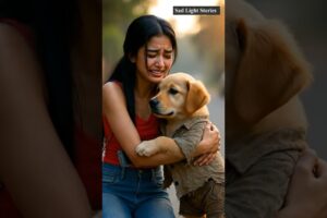 “Poor Shepherd Puppy… Big Heart ❤️ He Saved Her Life!” #shorts #Youtubeshorts #explore #shortsfeed