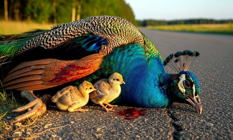 Rescuing an Injured Mother Peacock and Her 2 Chicks | Heartwarming Animal Rescue Story