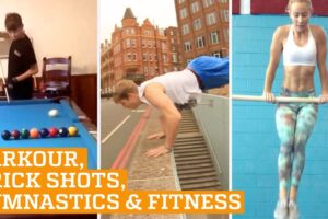 TOP FIVE: Parkour, Trick Shots & Bar Fitness | PEOPLE ARE AWESOME