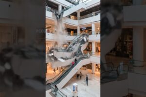 The Horrifying Moment That Mall Collapsed Caught On Camera