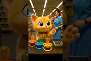 This Cute Kitten’s Pacifier Surprise Ends with the Most Heartwarming Moment! 🐾❤️ #spla9