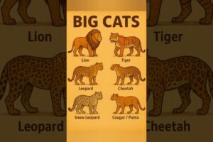 🐆Top 6 Most Powerful Big Cats in the World 🐆 | Lions, Tigers, Jaguars & More”🐆#leopard#tiger#lion🐆