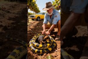 Vineyard Owner Fights Snake To Save His Dog! #rescue #animals #pets